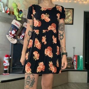 Floral babydoll dress